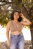 X-Large Lace Trim Padded Bralette Plus