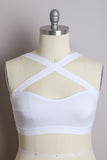 Plus Size Cross Front Bralette Plus