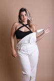 Plus Size Cross Front Bralette Plus