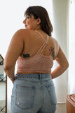 X-Large Crochet Daisy Longline Bralette