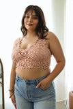 X-Large Crochet Daisy Longline Bralette