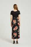 Womens Summer Casual Floral Maxi Dress With Pocket