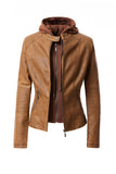 Women's PU Bomber Jacket