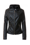 Women's PU Bomber Jacket