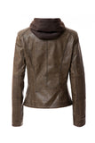 Women's PU Bomber Jacket