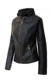 Women's PU Bomber Jacket