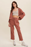 Long Sleeve Button Down and Long Pants Sets