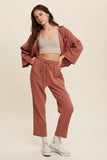 Long Sleeve Button Down and Long Pants Sets