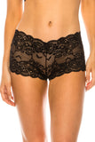 4 Lace Shorts High-waisted Underwear Set