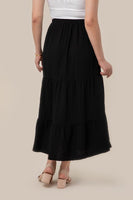 Women Tiered maxi skirt