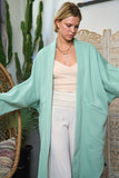 PLUS SIZE OVERSIZED KNIT CARDIGAN