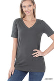 Cotton V-Neck Short Sleeve T-Shirts