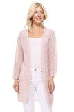 SS See Through Stitch Sweater Long Cardigan