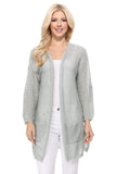 SS See Through Stitch Sweater Long Cardigan