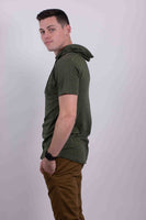 LIGHT WEIGHT TRIBLEND SHORT SLEEVES HOODIE