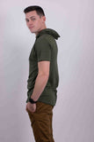 LIGHT WEIGHT TRIBLEND SHORT SLEEVES HOODIE