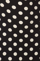 Plus size Polka dot  maxi length skirt