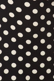 Plus size Polka dot  maxi length skirt