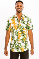 Mens Print Hawaiian Shirt