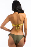 BANDEAU TOP BIKINI WITH ADJUSTABLE STRAPS