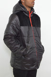 MENS PADDED BUFFLE PUFFER JACKET