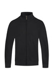 Weiv Mens Solid Full Zip Sweater