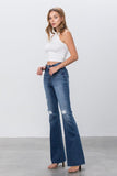 Mid Rise Flare Jeans