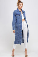 NON-STRETCH THIRD QUARTER DENIM JACKET