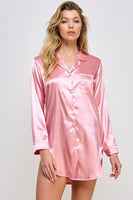 Kimberly Satin Sleepshirt