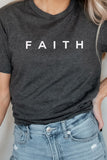 Faith Block Letters PLUS SIZE Tee