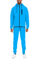 Mens Full Zip Sweat Pant Sweat Set