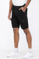 Men's Belted Cargo Shorts with Belt