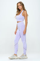 Seamless Two Piece Yoga mineral washed active set