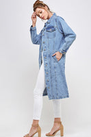 NON-STRETCH THIRD QUARTER DENIM JACKET