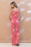 Soft Star Print Tank Pant Set