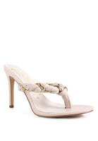 Melodrama High Heeled Braided Sandals