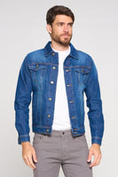 Men's Dark Blue Denim Jacket