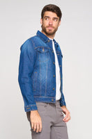 Men's Dark Blue Denim Jacket