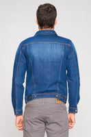 Men's Dark Blue Denim Jacket