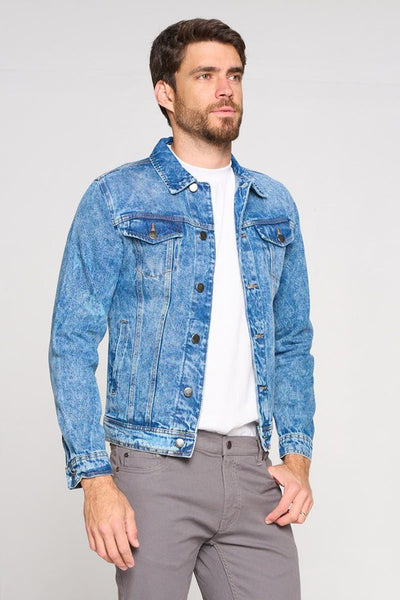 Men's Medium and Light Blue Denim Jacket