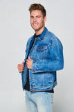 Men's Medium Blue Denim Jacket