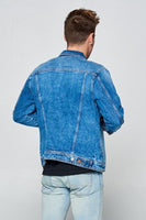 Men's Medium Blue Denim Jacket