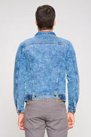 Men's Medium and Light Blue Denim Jacket