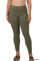 Plus Brushed DTY Microfiber Full-Length Leggings