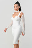 HOLIDAY FASHION BANDAGE DRESS