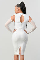 HOLIDAY FASHION BANDAGE DRESS