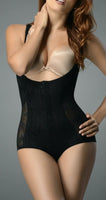 Floral Mesh Body shaper With Straps