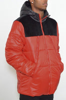 MENS PADDED BUFFLE PUFFER JACKET