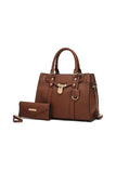 MKF Collection Christine Satchel with wallet b Mia