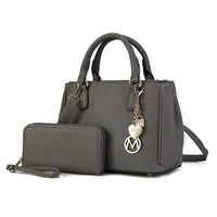 MKF Collection Ruth Satchel Bag with Wallet by Mia